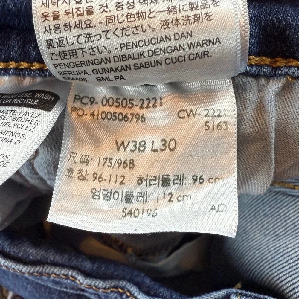 Levi's‎ 501 Men's Jeans Straight Leg Size 38X30 Medium Wash